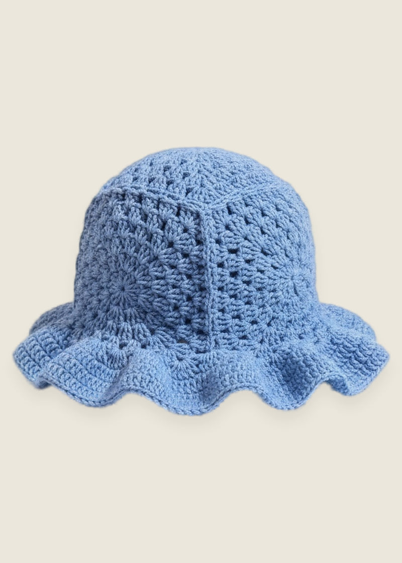 Bucket Hat — handmade organic cotton crochet hat by Ana Chic