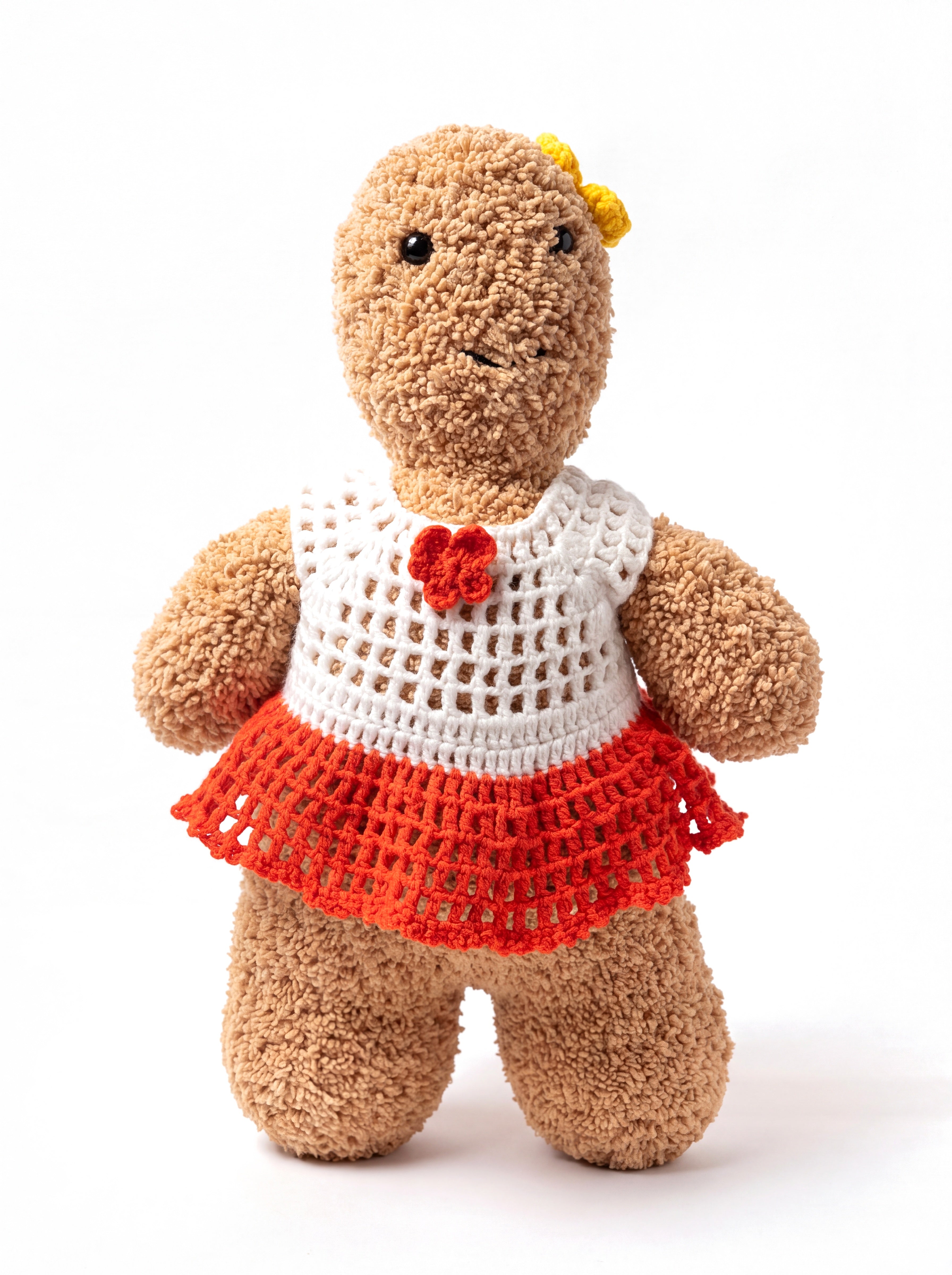 Gingerbread Lady, handmade crochet amigurumi by Ana Chic