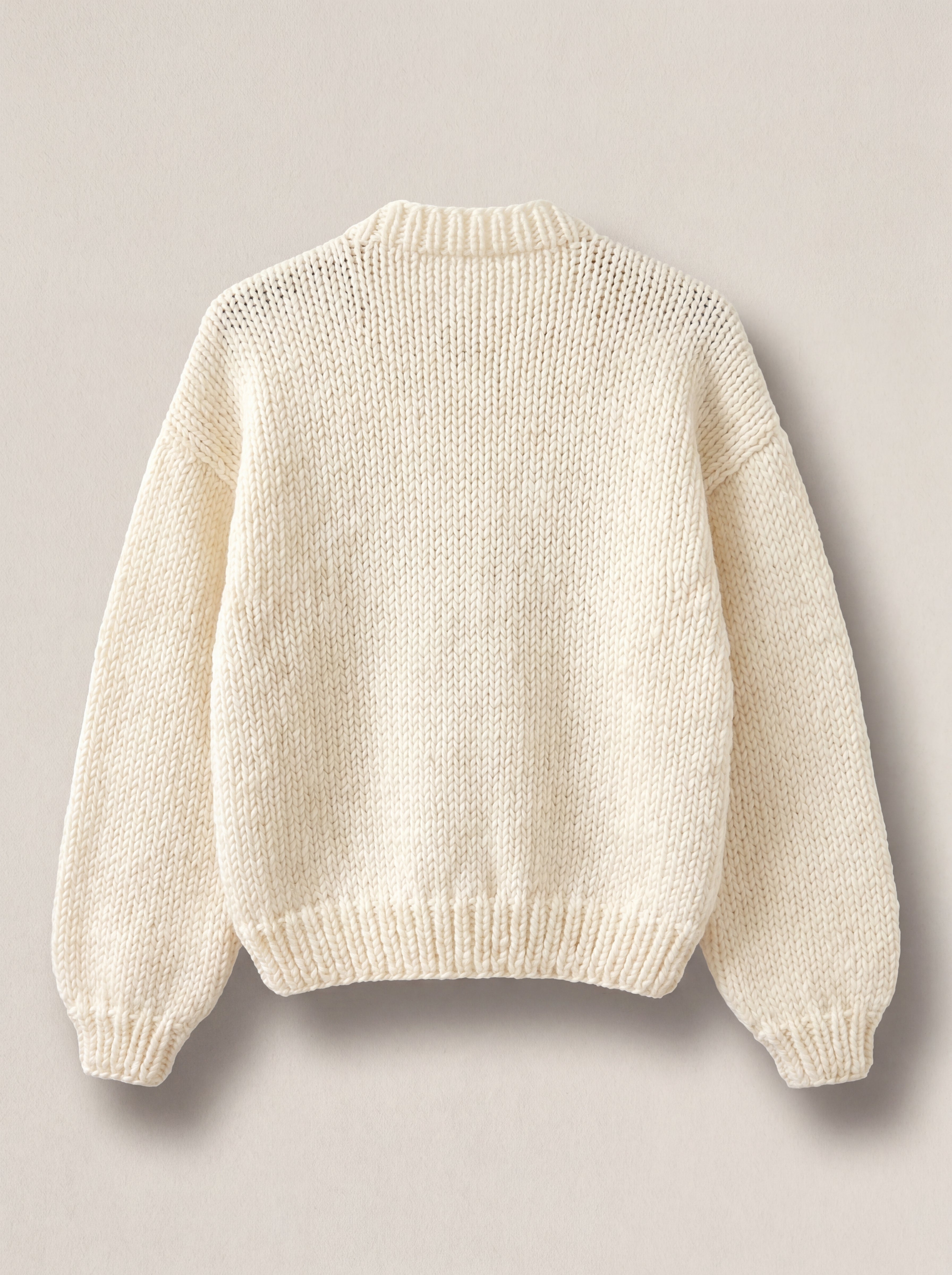 Handmade chunky wool knitted cardigan by Ana Chic