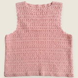 Handmade organic cotton crochet top by Ana Chic
