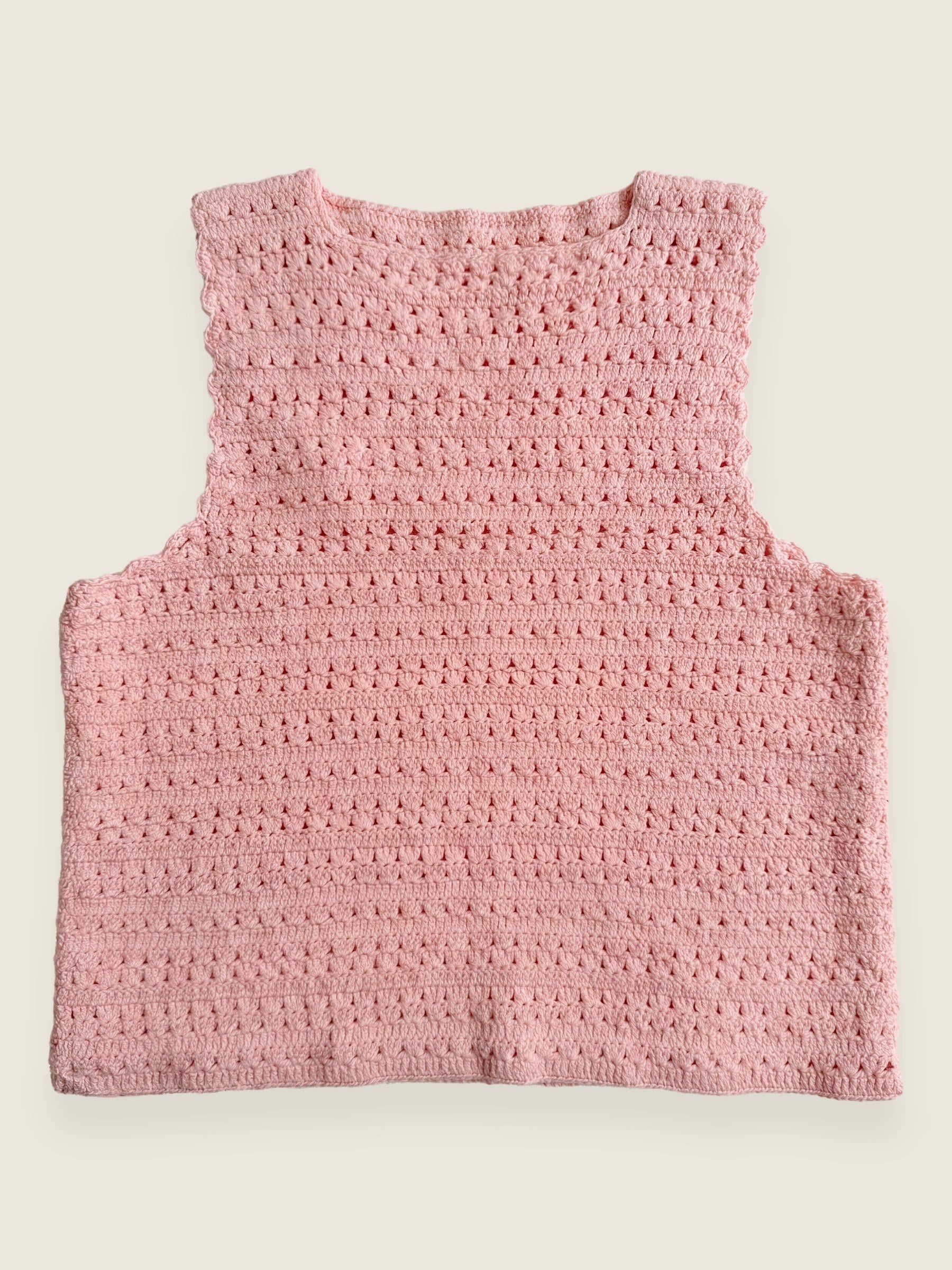 Handmade organic cotton crochet top by Ana Chic