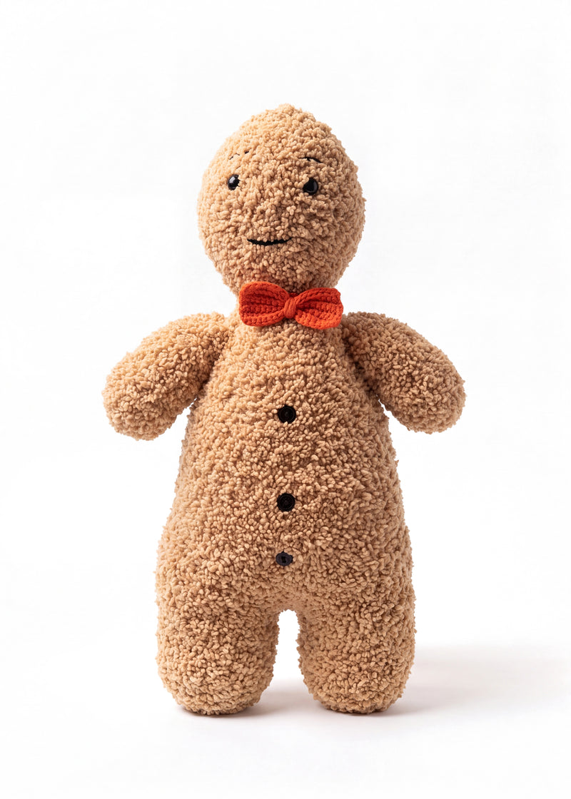 Gingerbread Boy, handmade crochet amigurumi by Ana Chic