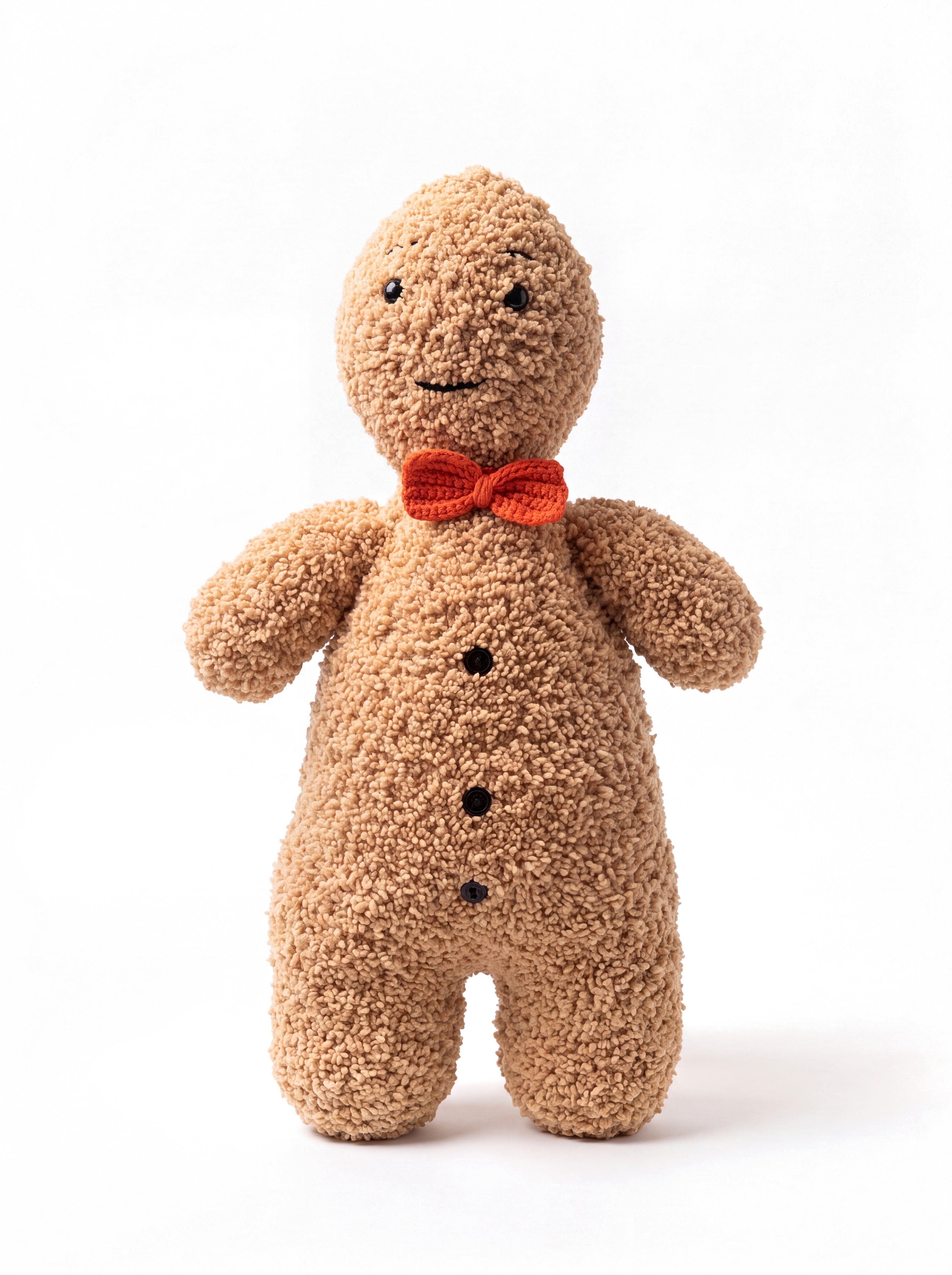 Gingerbread Boy, handmade crochet figure by Ana Chic