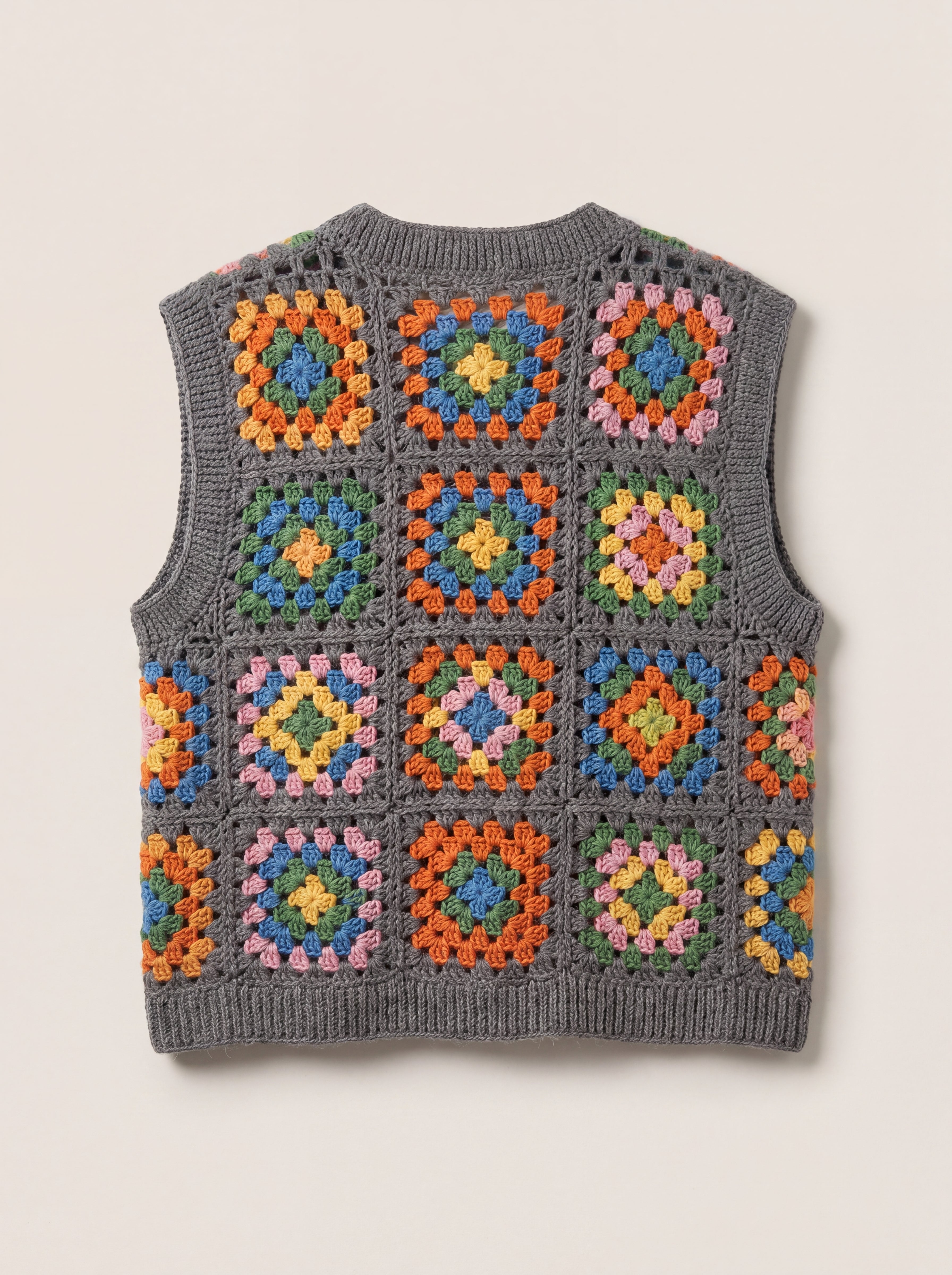 Handmade organic cotton vest by Ana Chic