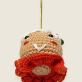 Christmas Keychain, handmade keyring by Ana Chic