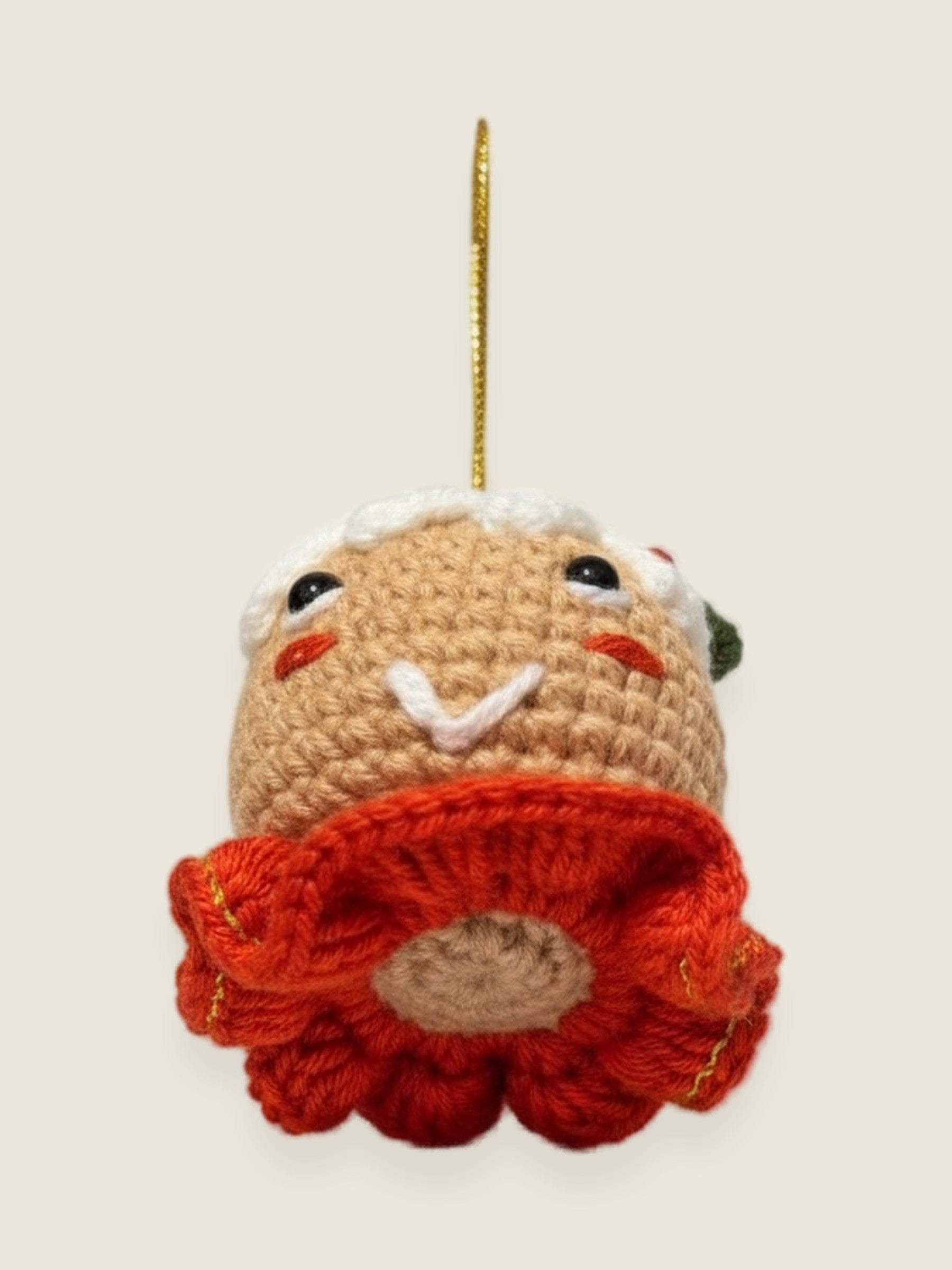 Christmas Keychain, handmade keyring by Ana Chic