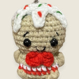 Cookie Keychain, handmade keyring by Ana Chic