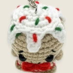Cookie Keychain, handmade keyring by Ana Chic