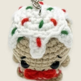 Cookie Keychain, handmade keyring by Ana Chic