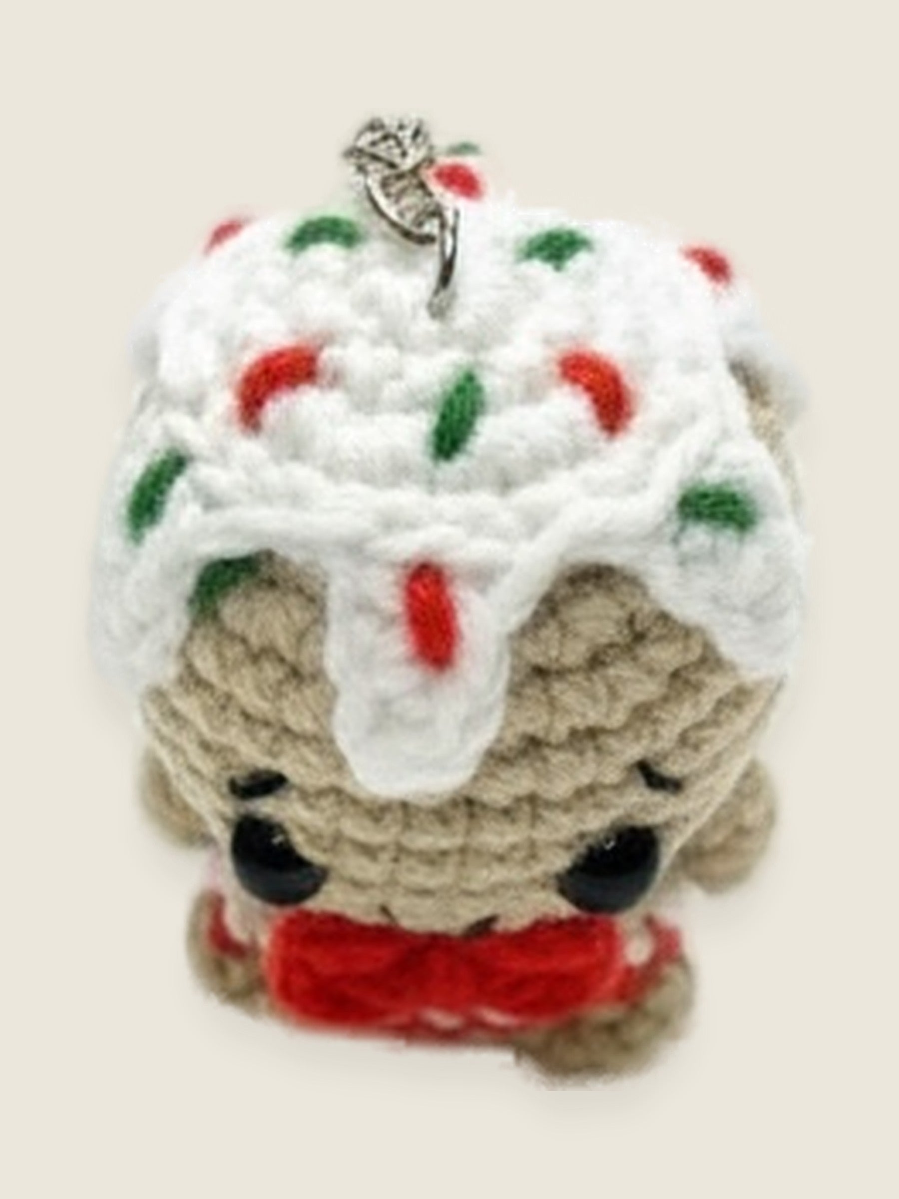 Cookie Keychain, handmade keyring by Ana Chic