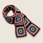 Crocheted Scarf — handmade organic cotton crochet accessories by Ana Chic, styled view