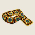 Crocheted Scarf — handmade organic cotton crochet accessories by Ana Chic, styled view