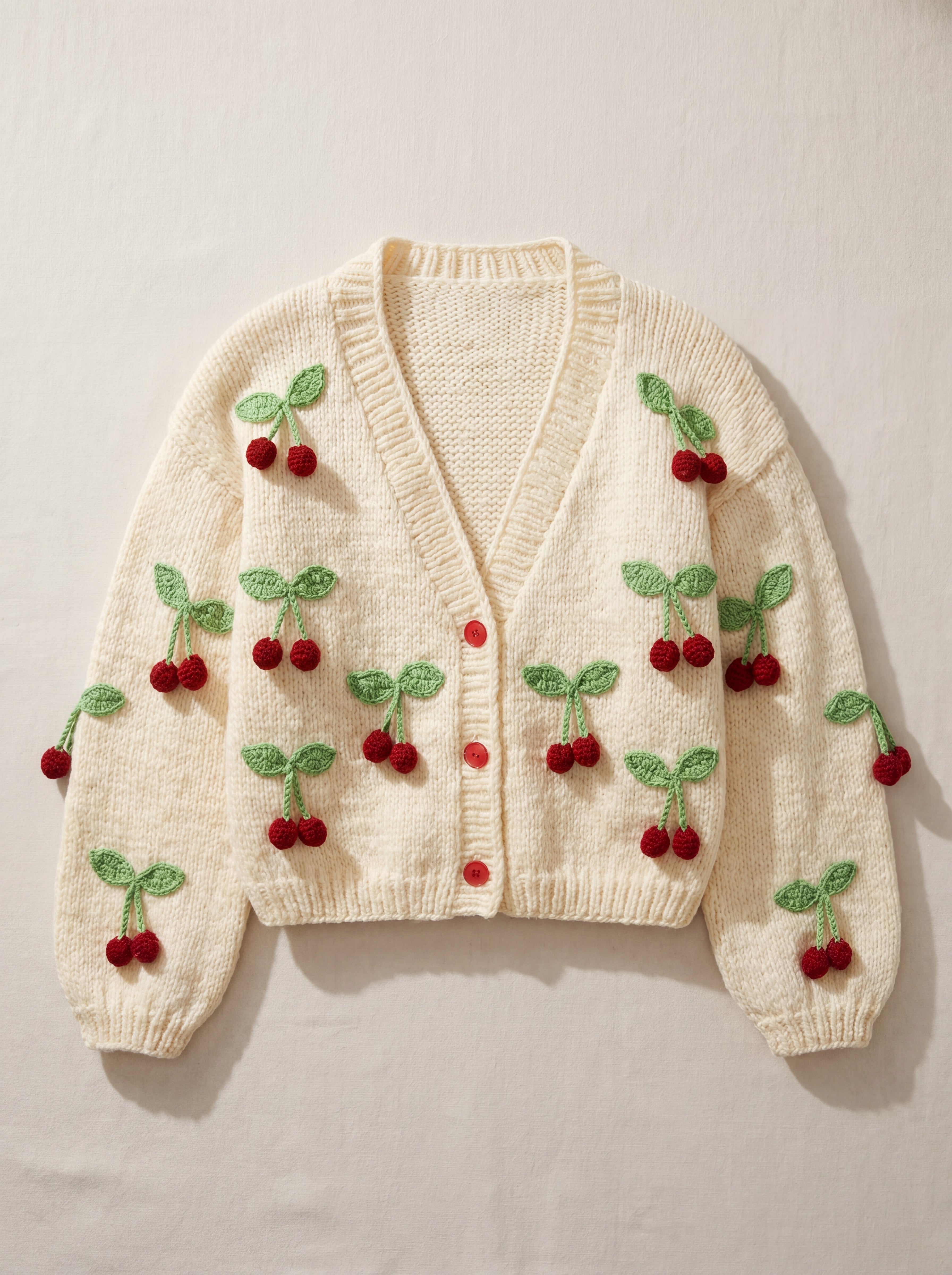 Handmade organic cotton cardigan by Ana Chic