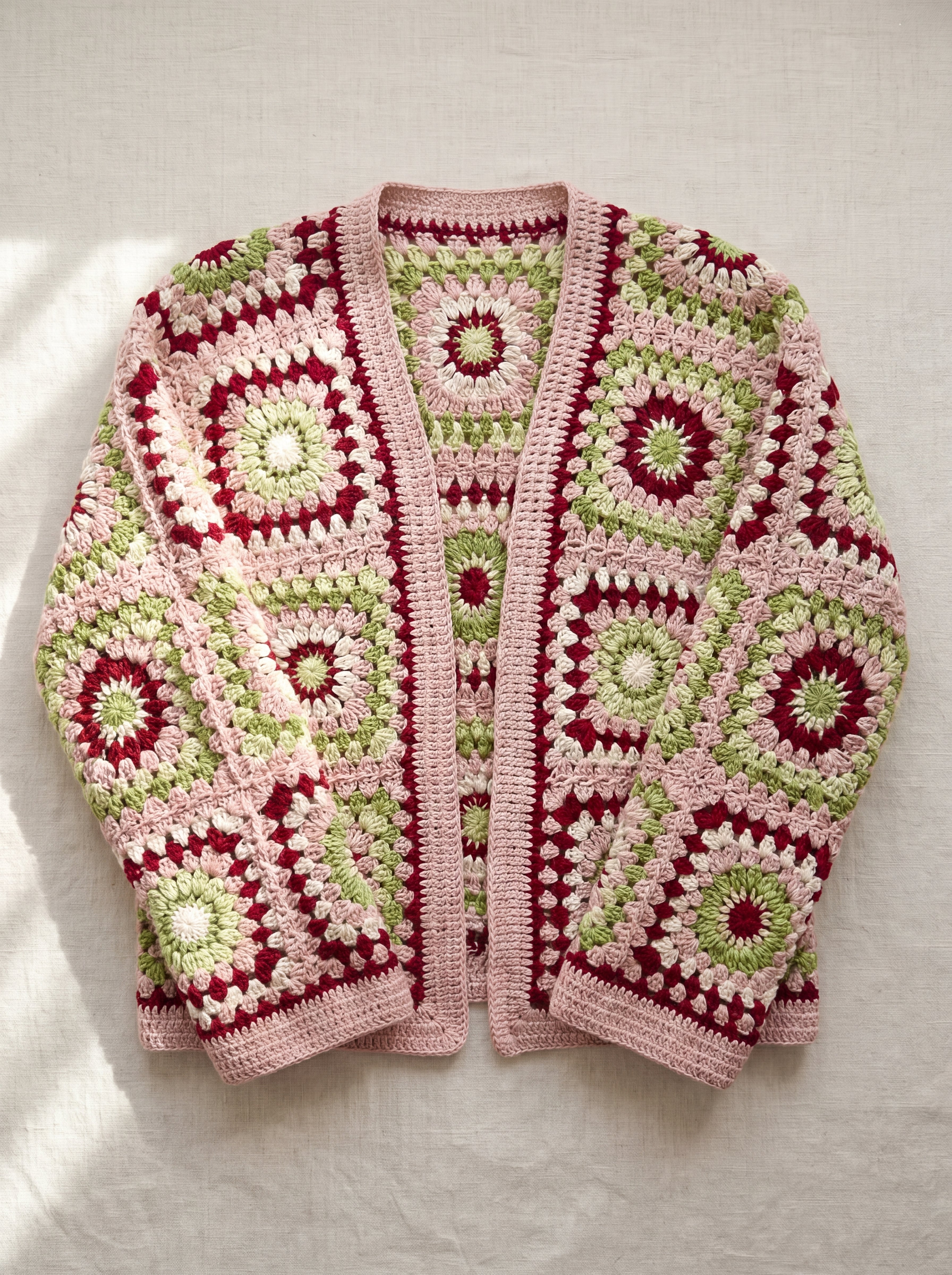 Handmade organic cotton cardigan by Ana Chic