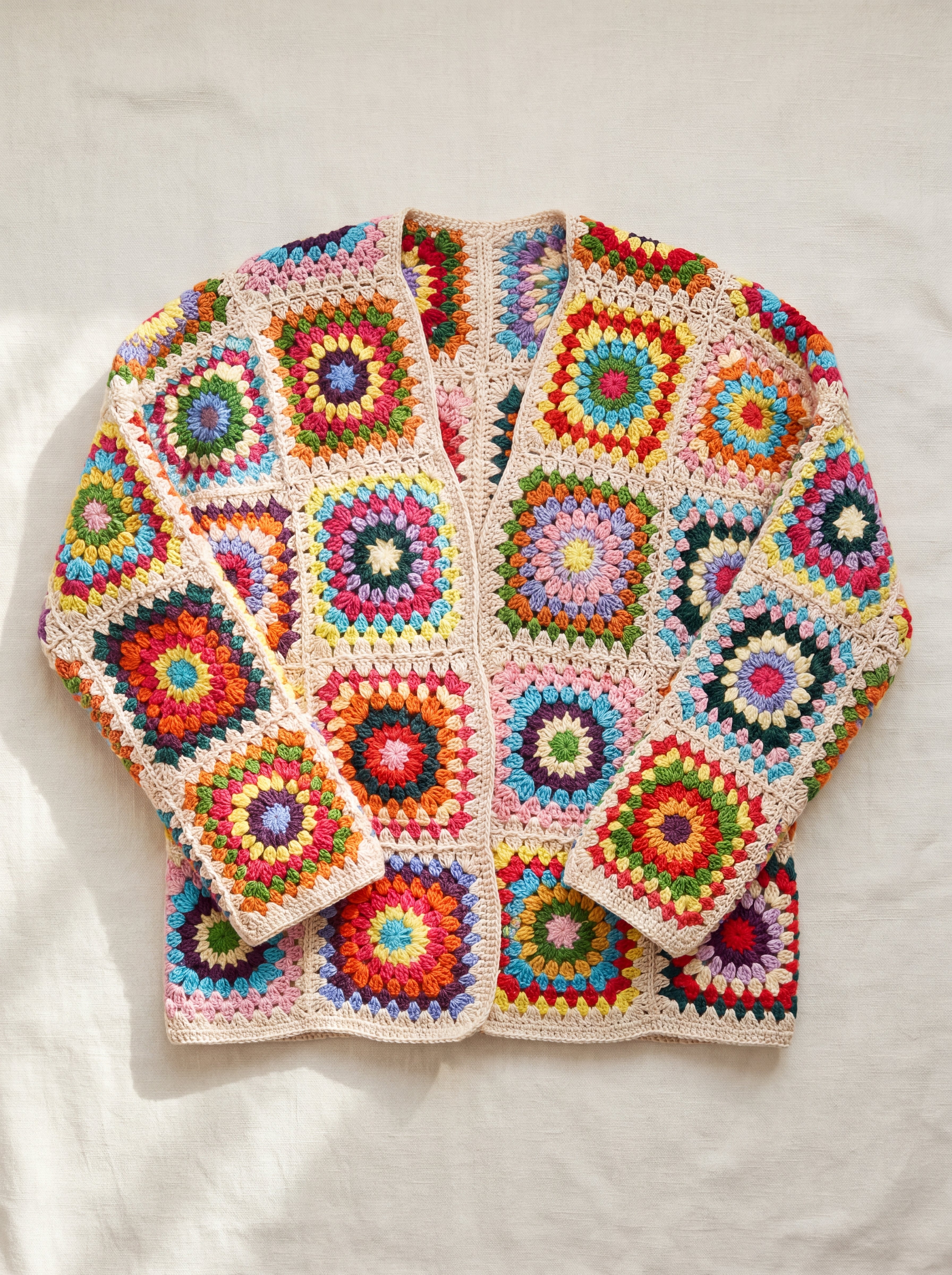Handmade organic cotton cardigan by Ana Chic
