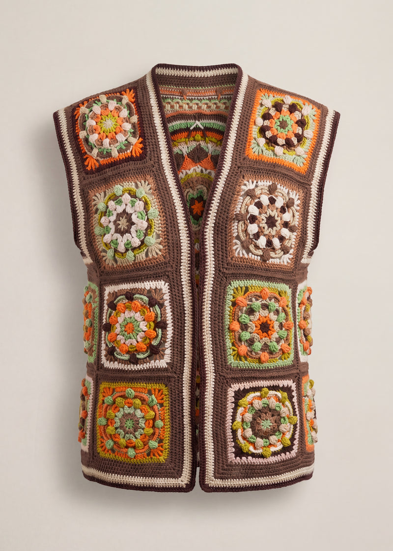 Handmade organic cotton vest by Ana Chic