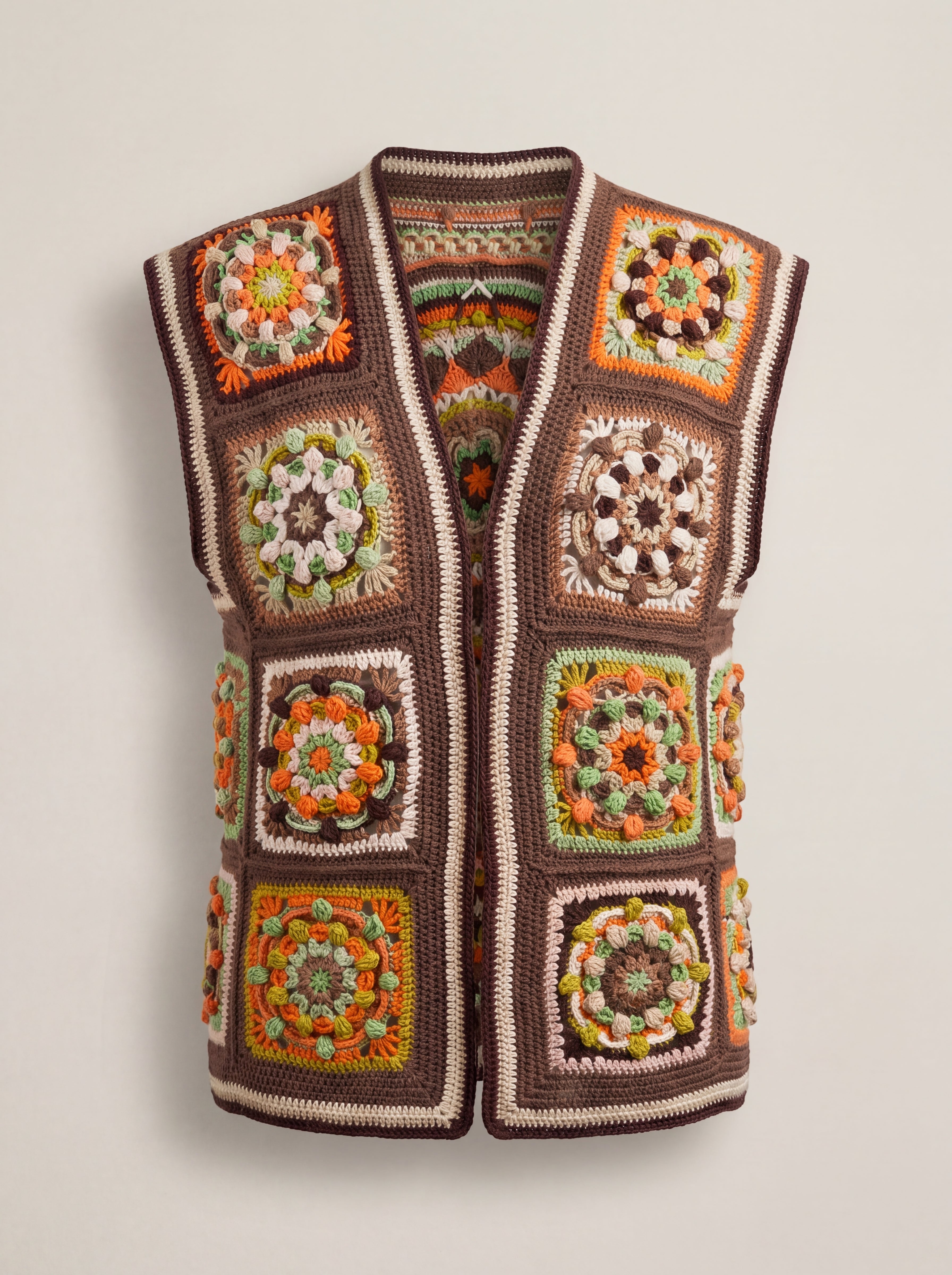 Handmade organic cotton vest by Ana Chic