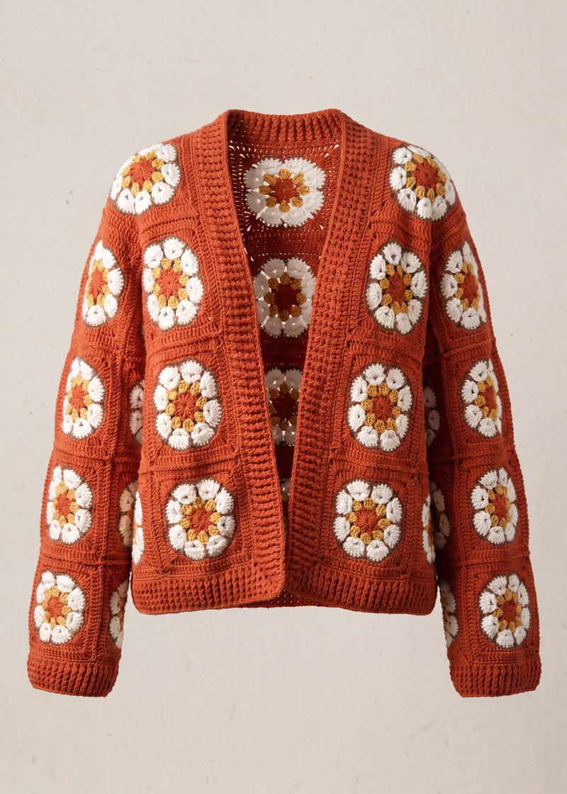 Handmade organic cotton cardigan by Ana Chic