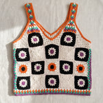 Handmade organic cotton vest by Ana Chic