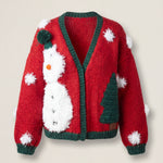 Handmade organic cotton crochet cardigan by Ana Chic
