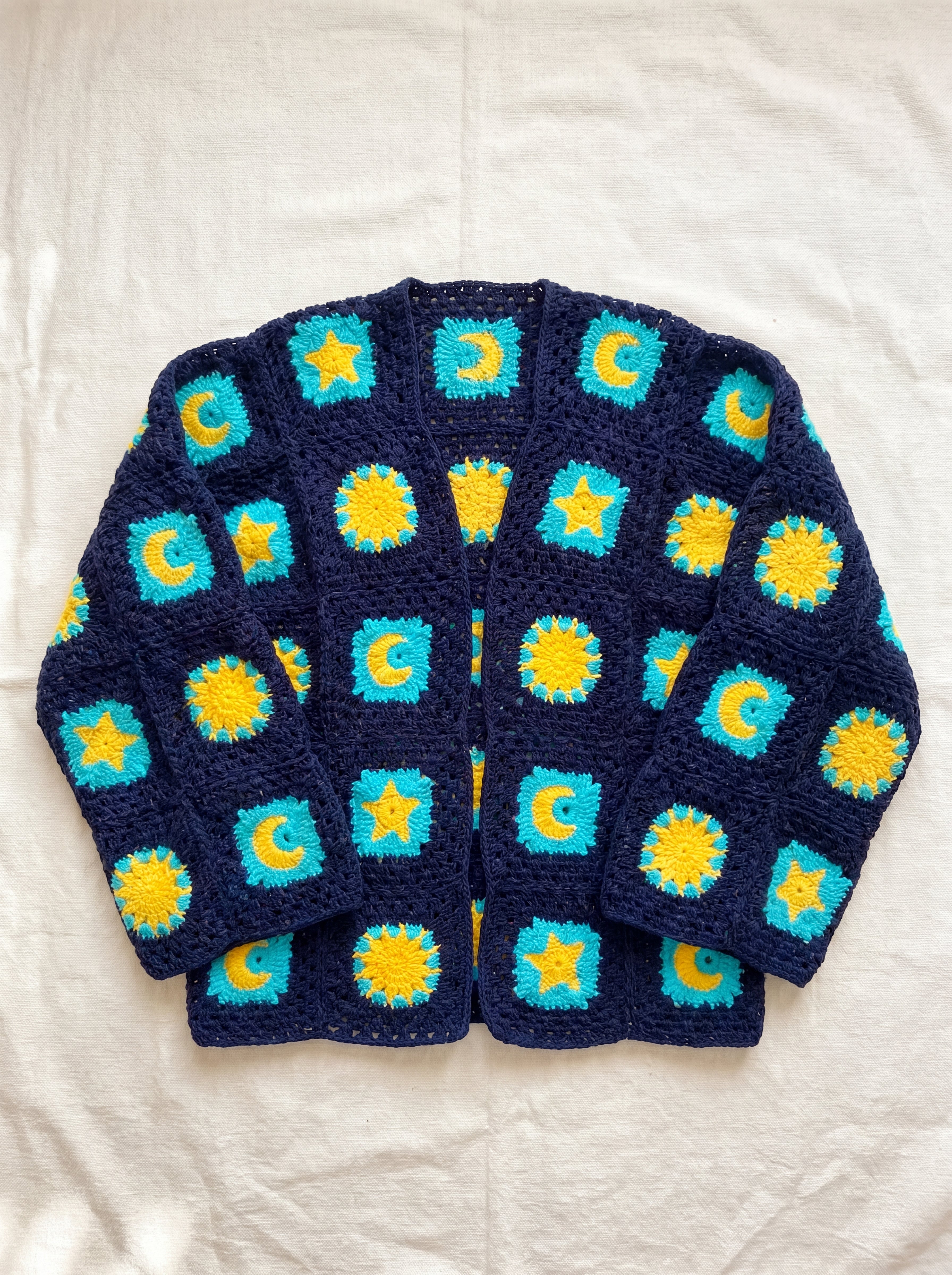 Handmade organic cotton cardigan by Ana Chic