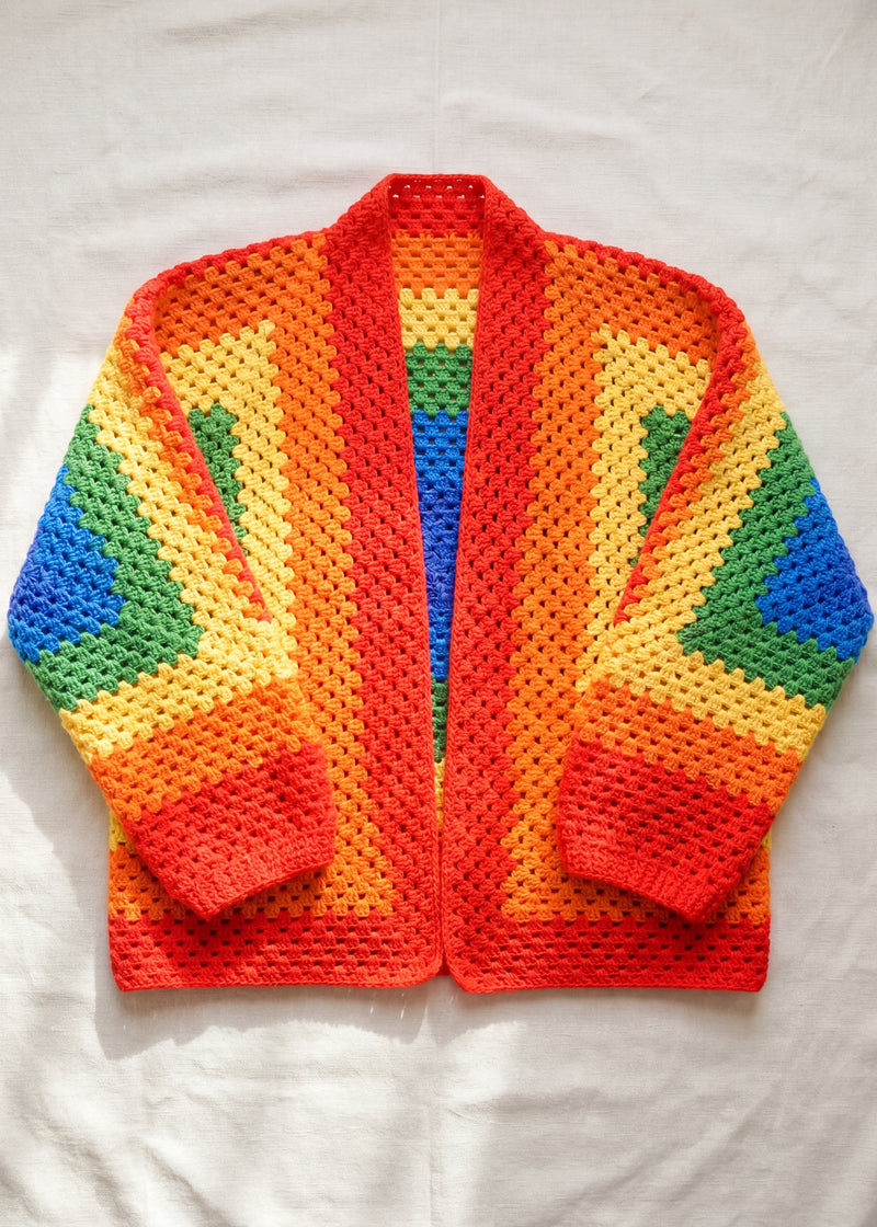 Handmade organic cotton cardigan by Ana Chic