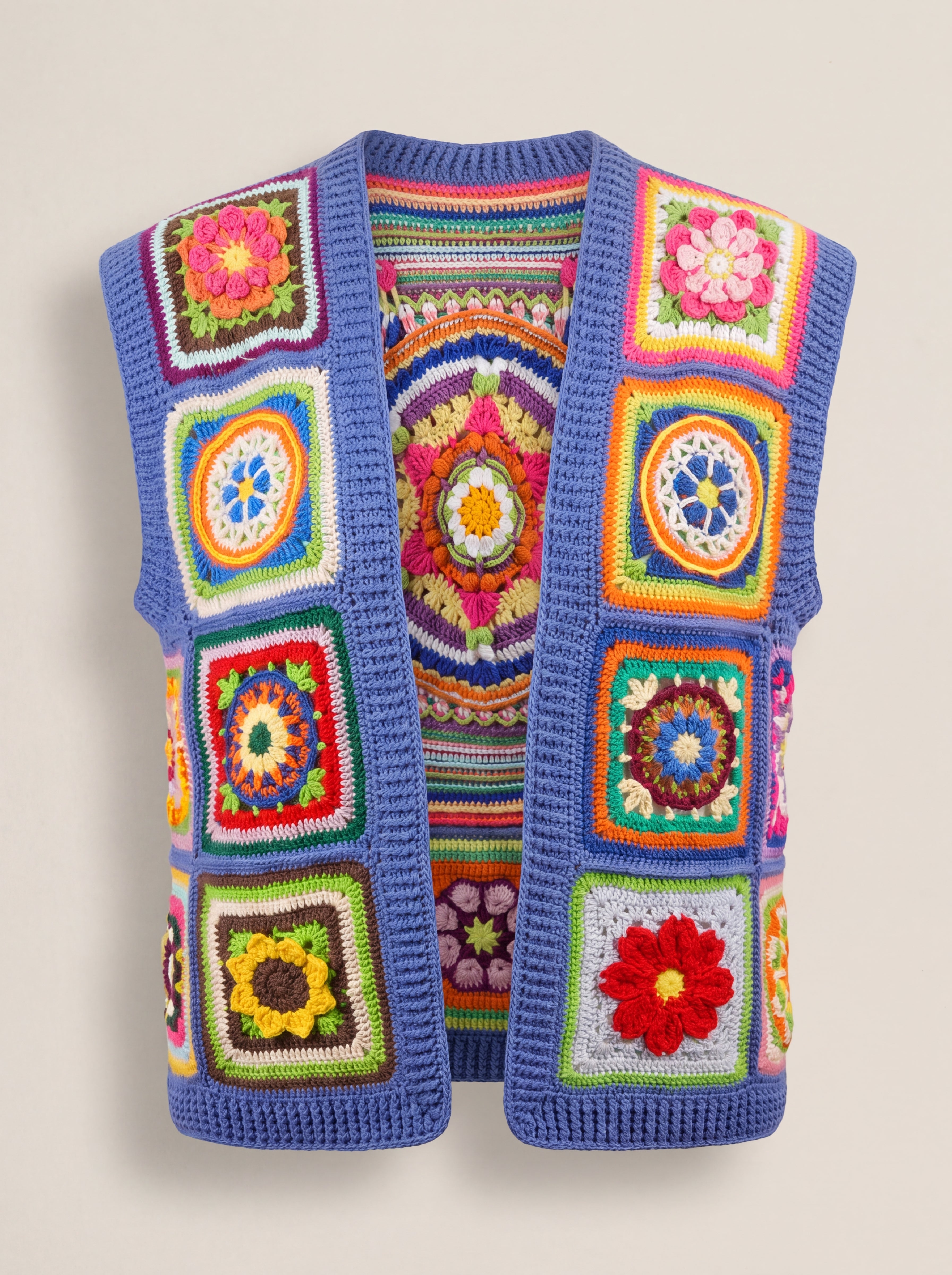 Handmade organic cotton vest by Ana Chic