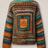 Handmade organic cotton crochet jumper by Ana Chic