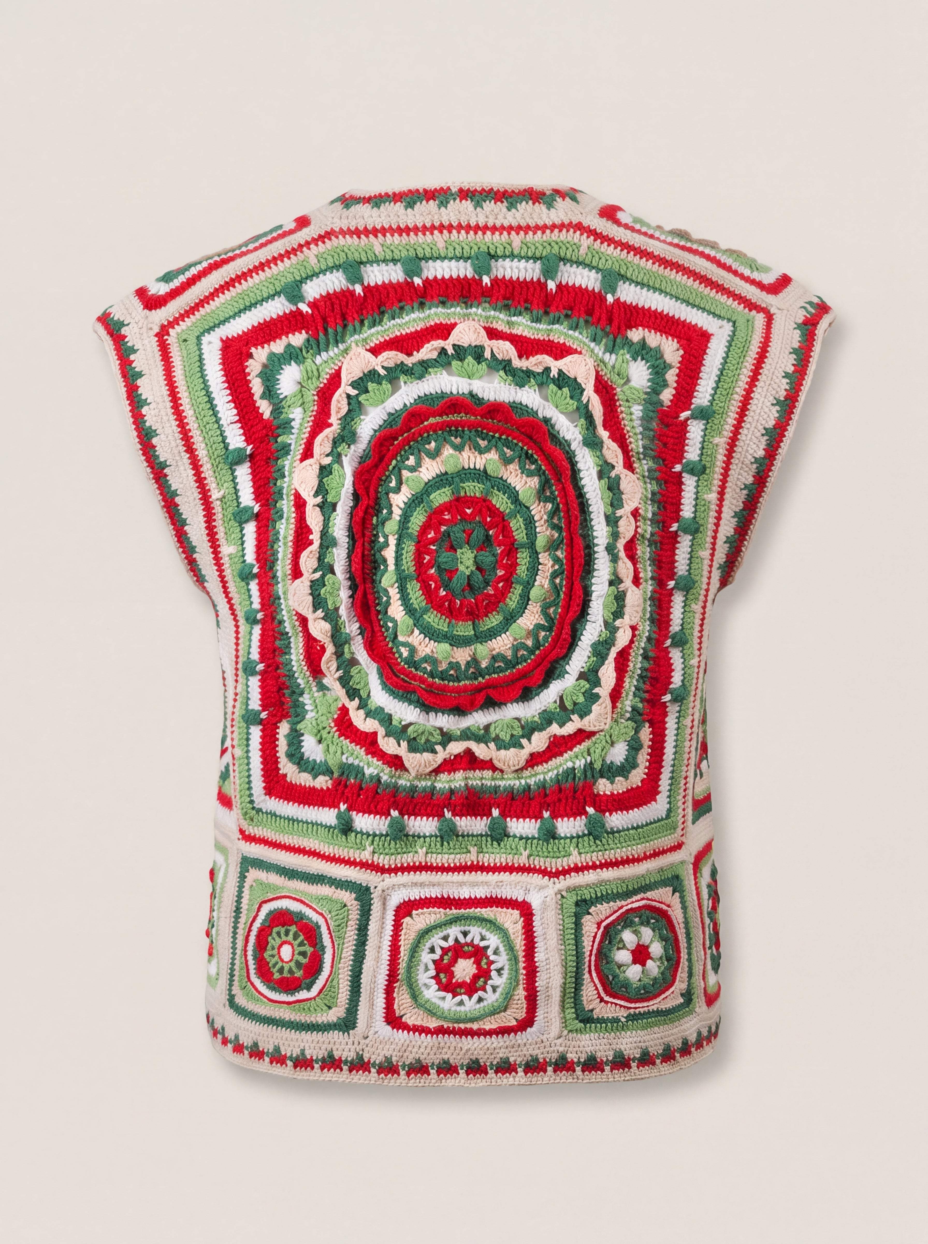 Handmade organic cotton vest by Ana Chic