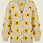 Daisy  Cardigan — handmade organic cotton crochet cardigan by Ana Chic