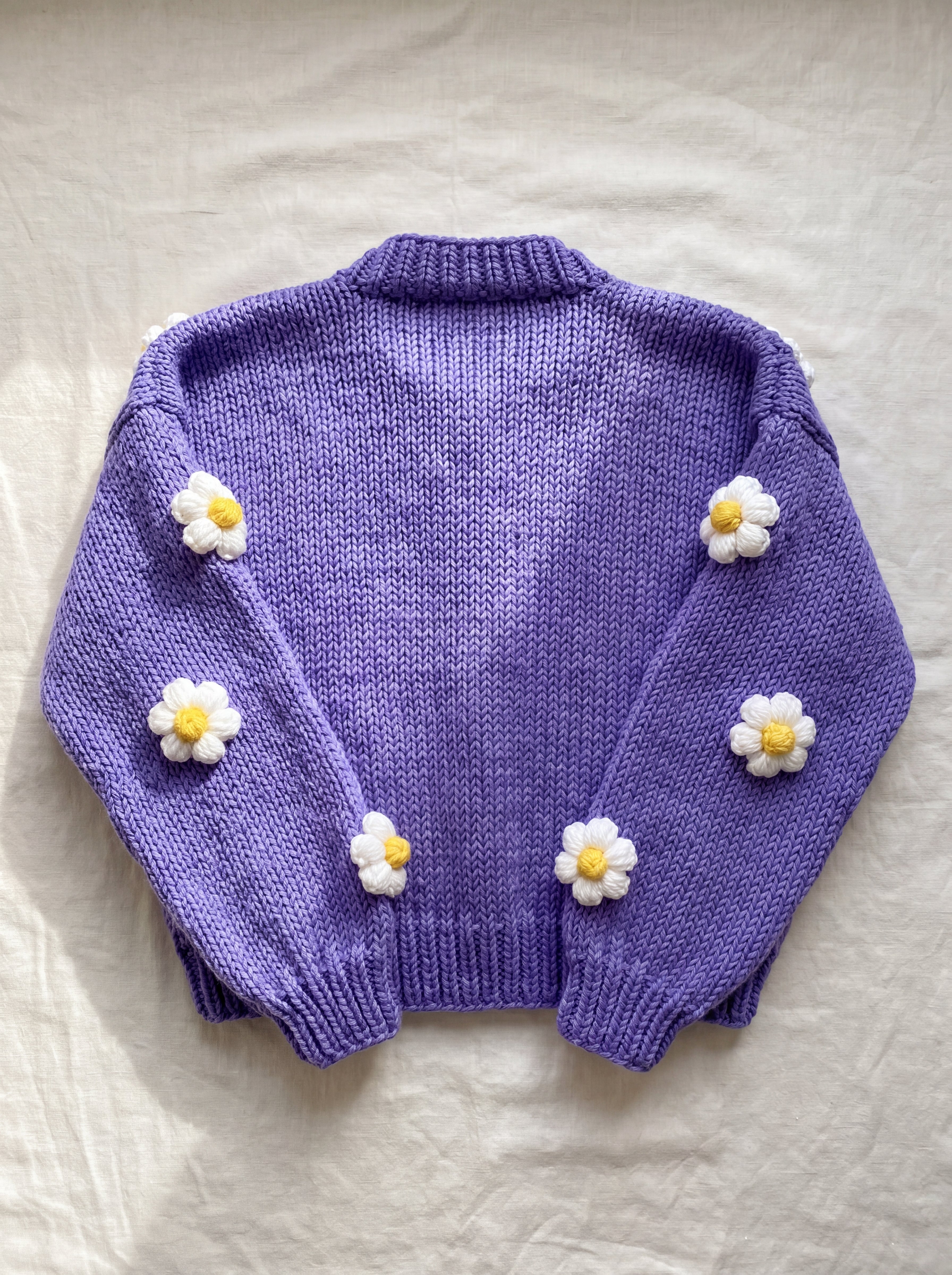 Handmade organic cotton cardigan by Ana Chic