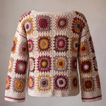 Handmade organic cotton crochet jumper by Ana Chic