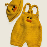 Duck Kid Set — handmade organic cotton crochet set by Ana Chic