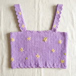 Handmade organic cotton top (Lilac) by Ana Chic