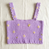 Handmade organic cotton top (Lilac) by Ana Chic