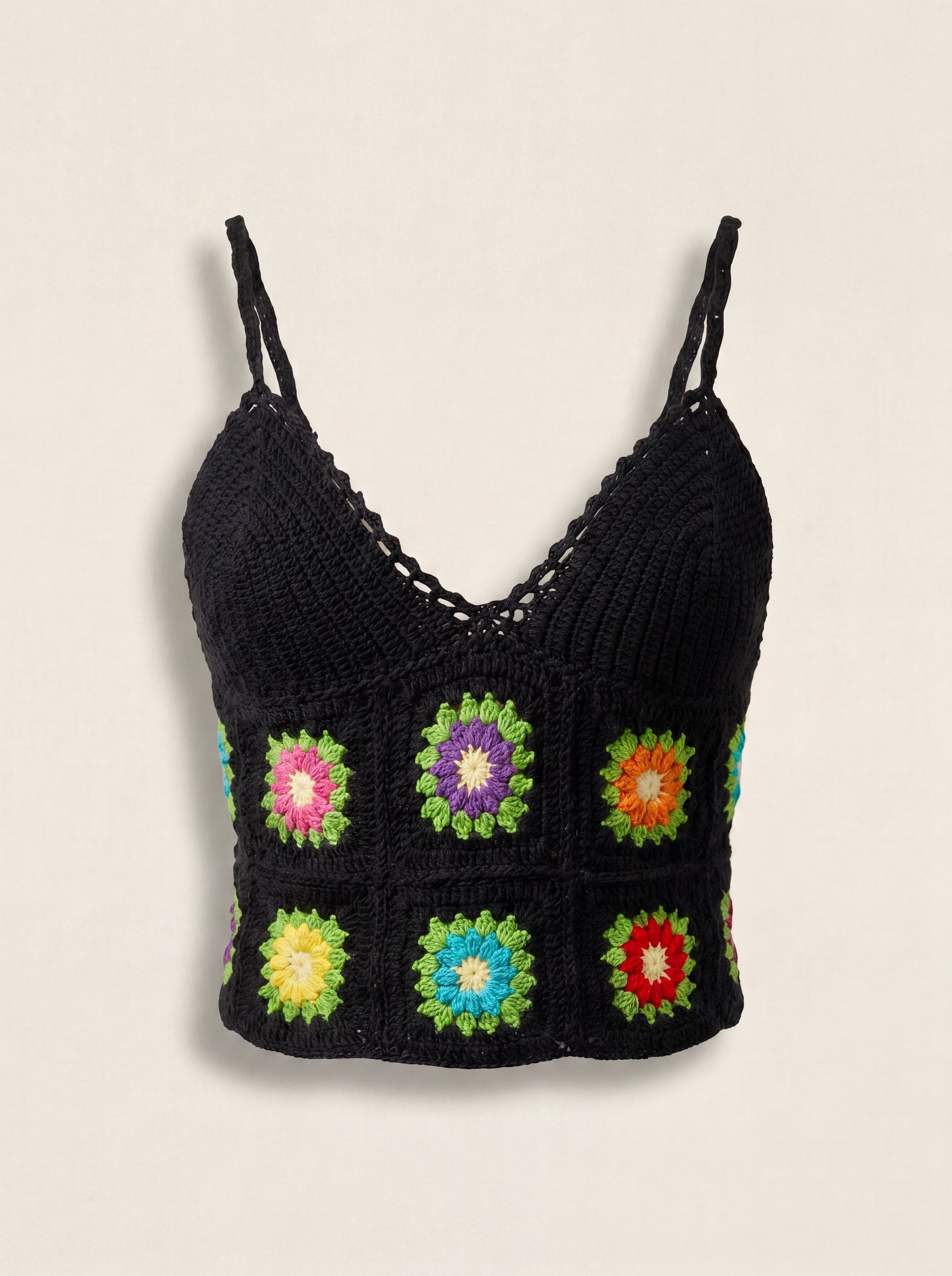 pos 3 · midnight-garden-crochet-top (Top) · FRONT · NBP 4K v7 grey ghost