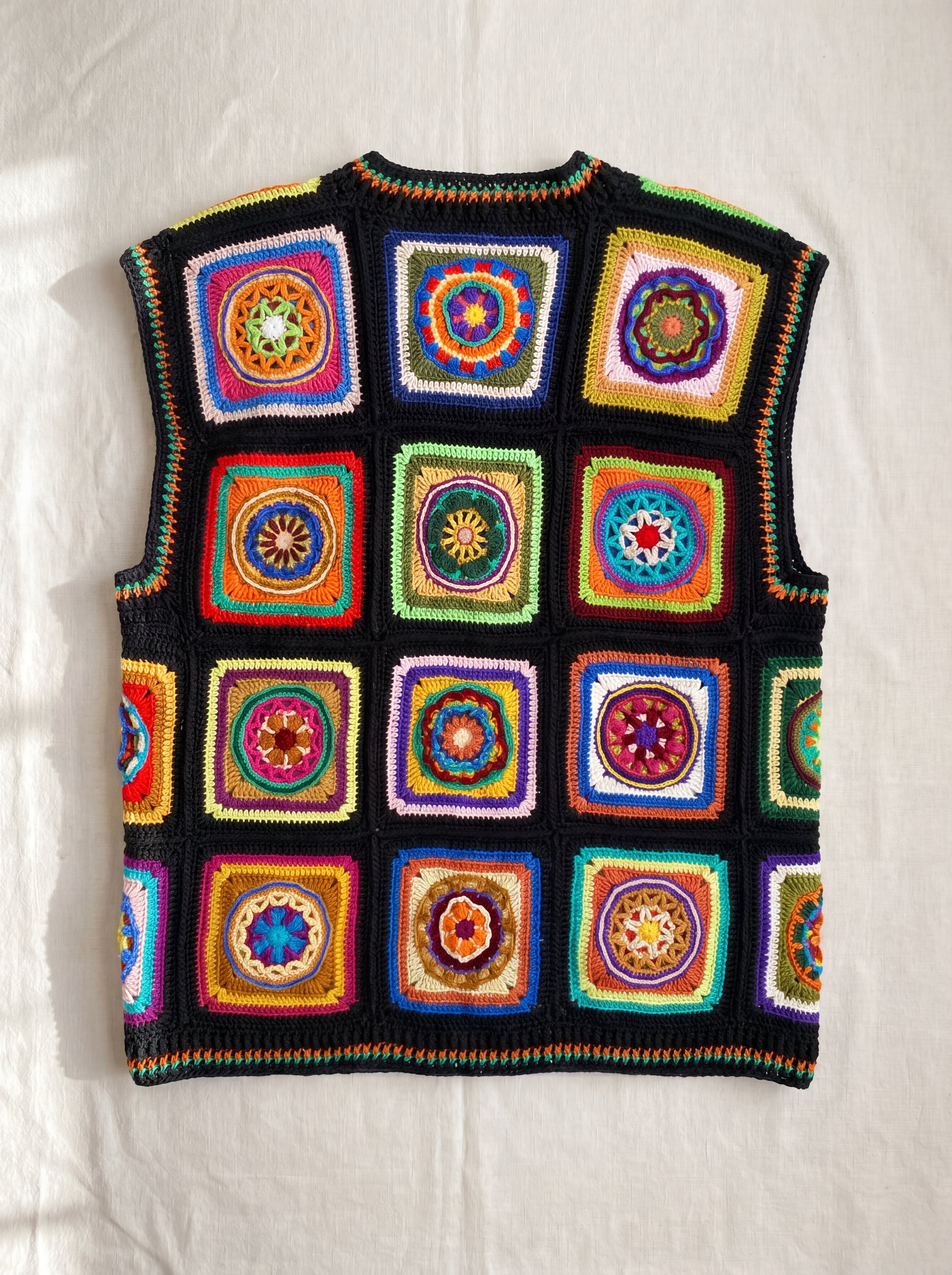 Handmade organic cotton vest by Ana Chic