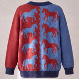 Handmade organic cotton knitted jumper by Ana Chic