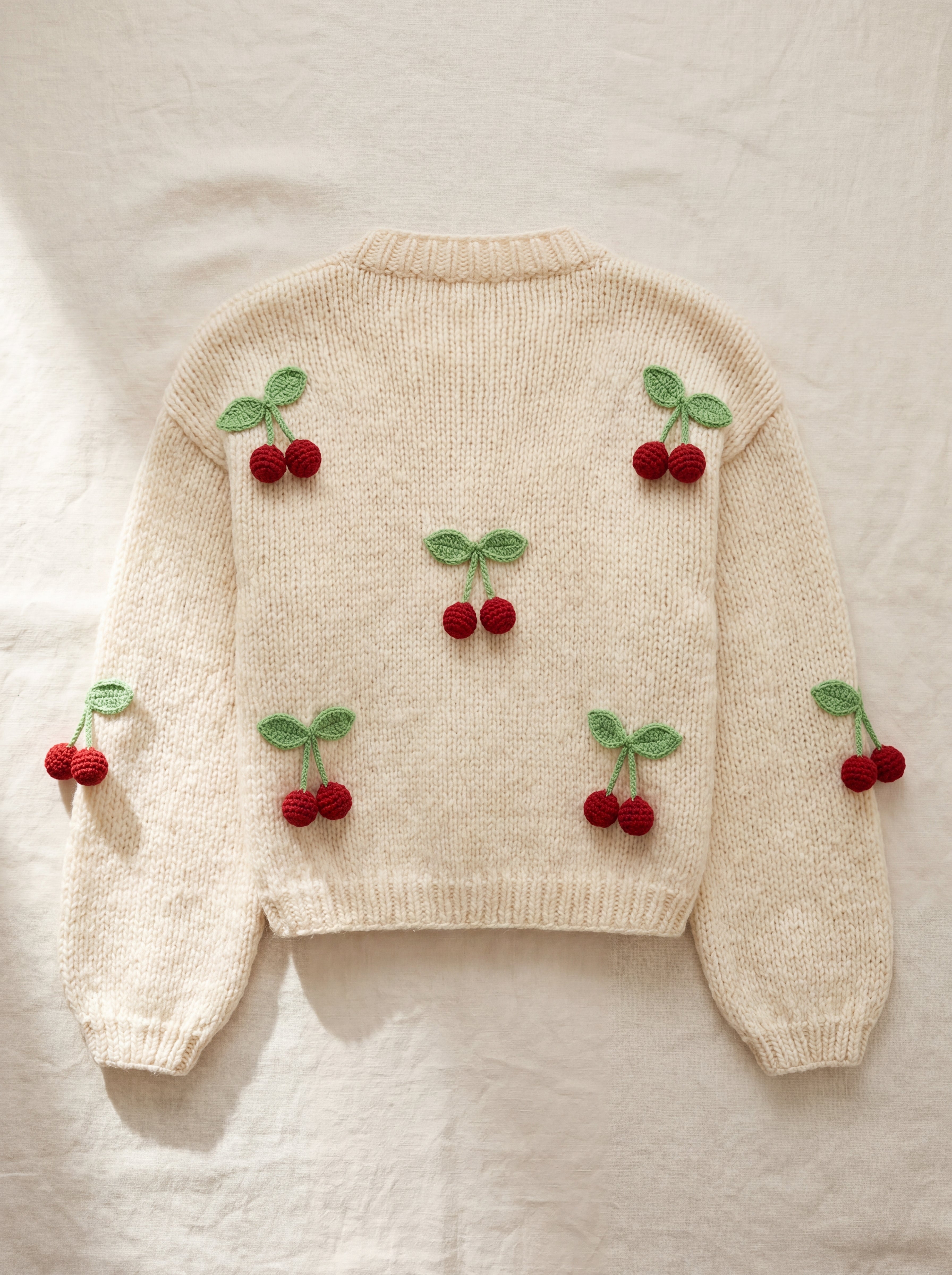 Handmade organic cotton cardigan by Ana Chic