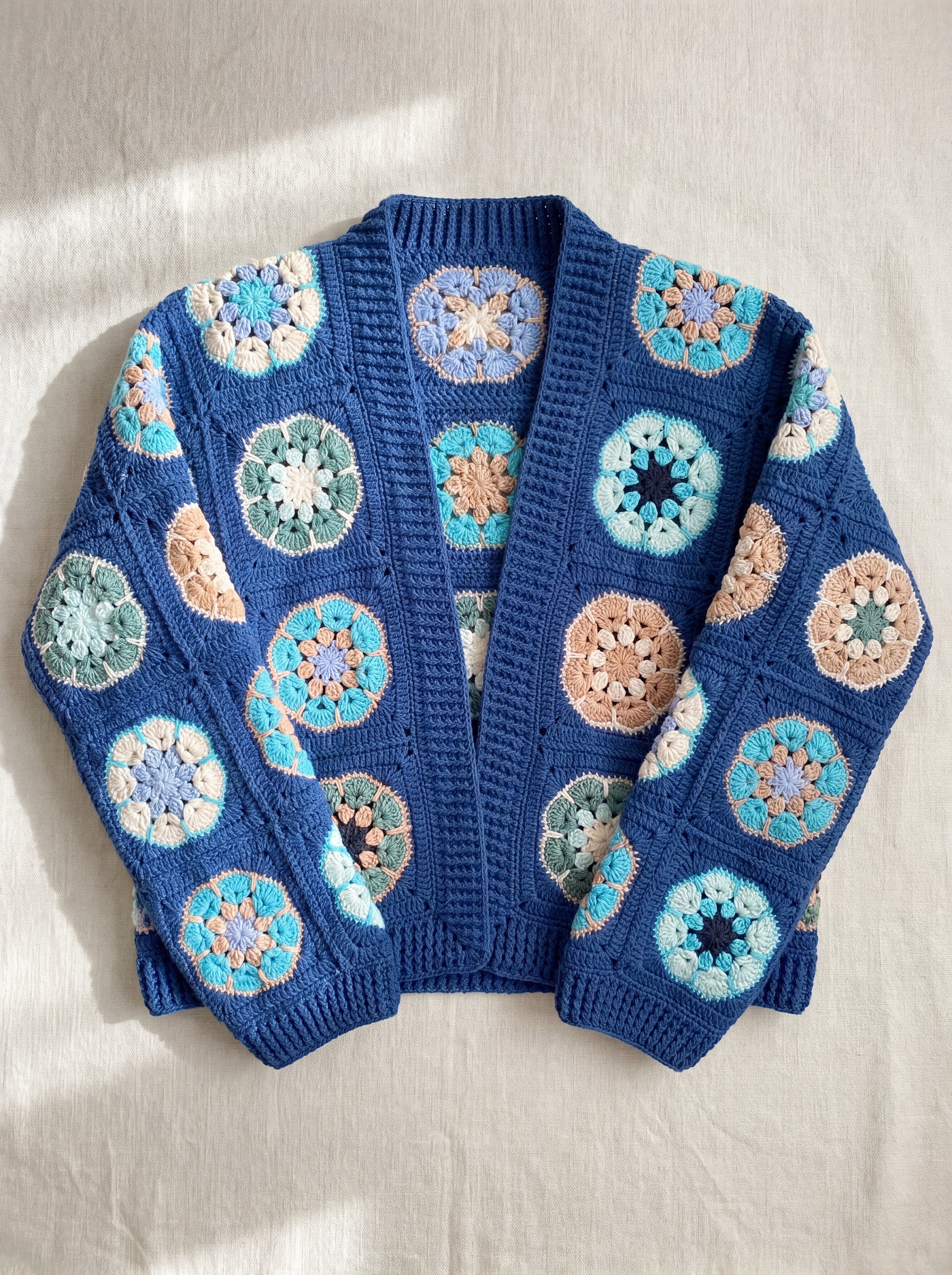 Handmade organic cotton cardigan by Ana Chic