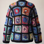 Handmade organic cotton crochet cardigan by Ana Chic
