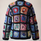 Handmade organic cotton crochet cardigan by Ana Chic