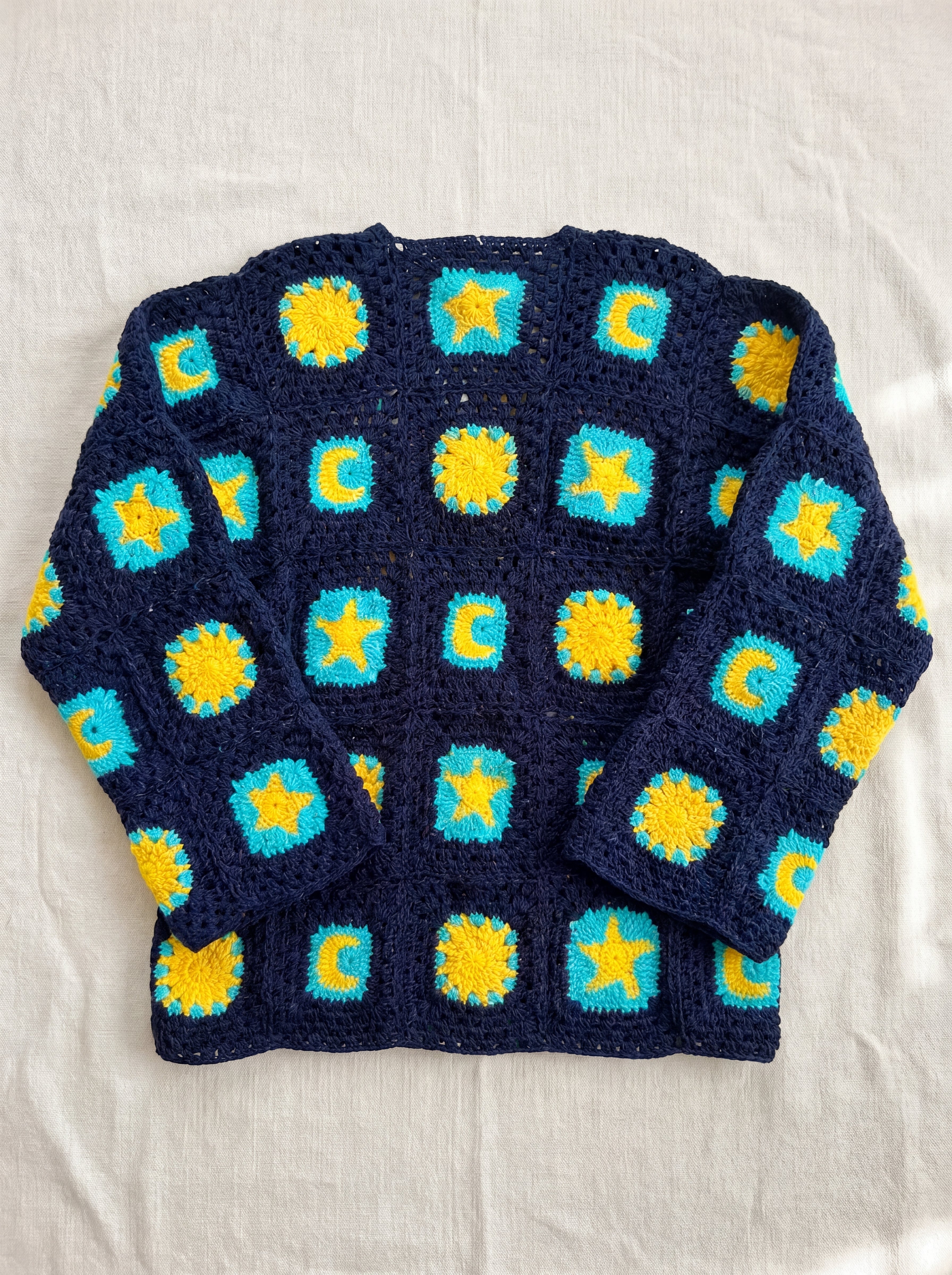 Handmade organic cotton cardigan by Ana Chic
