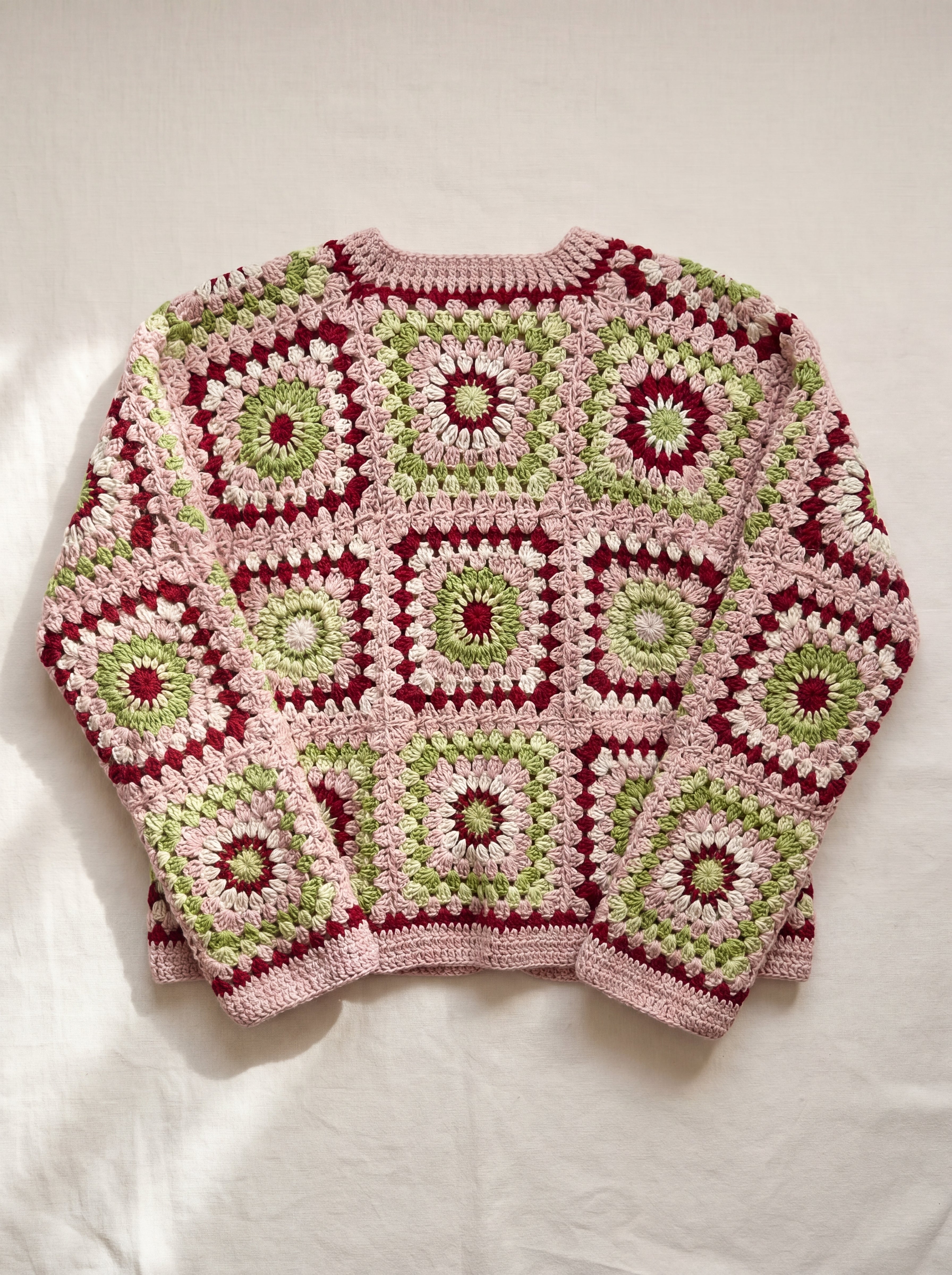 Handmade organic cotton cardigan by Ana Chic