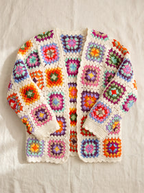 Handmade organic cotton cardigan by Ana Chic