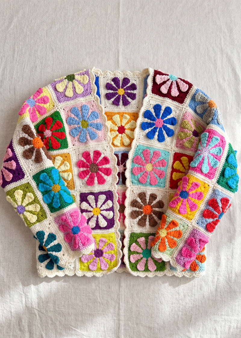 Handmade organic cotton cardigan by Ana Chic