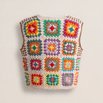 Handmade organic cotton vest by Ana Chic