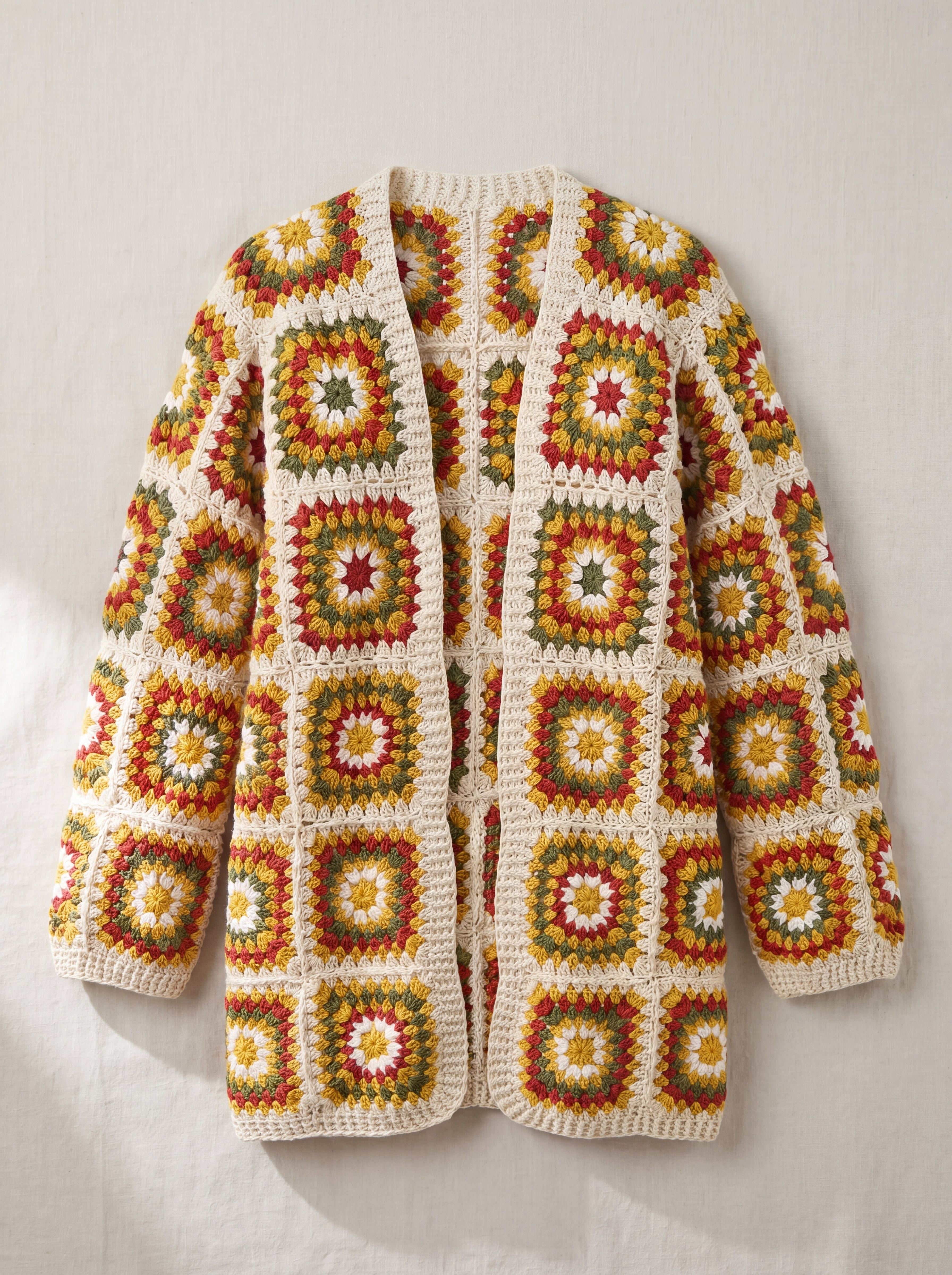 Handmade organic cotton cardigan by Ana Chic