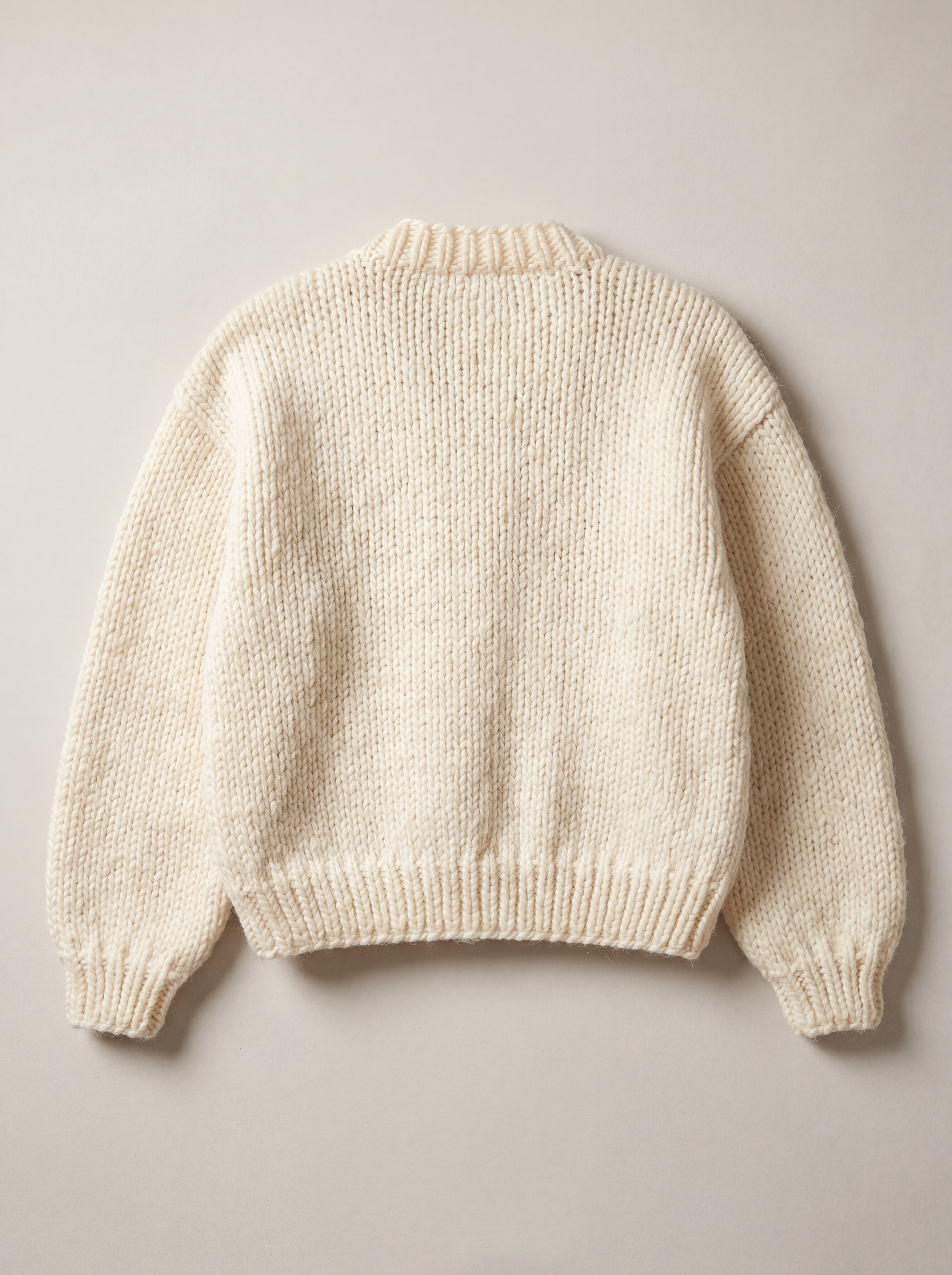 Handmade chunky wool knitted cardigan by Ana Chic