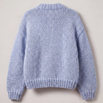 Handmade organic cotton crochet cardigan by Ana Chic